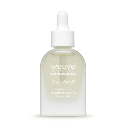 Organiczny Olejek Argan Adept™ do twarzy i włosów - zimnotłoczony i deodoryzowany 30 ml