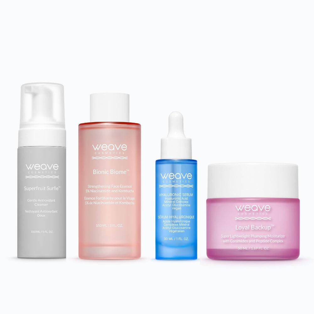 Zestaw Rutyna na lato - Pianka + Esencja + Serum + Krem